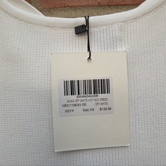 Dissh Anika Off White Knit Midi Size XS - Picture 7 of 10